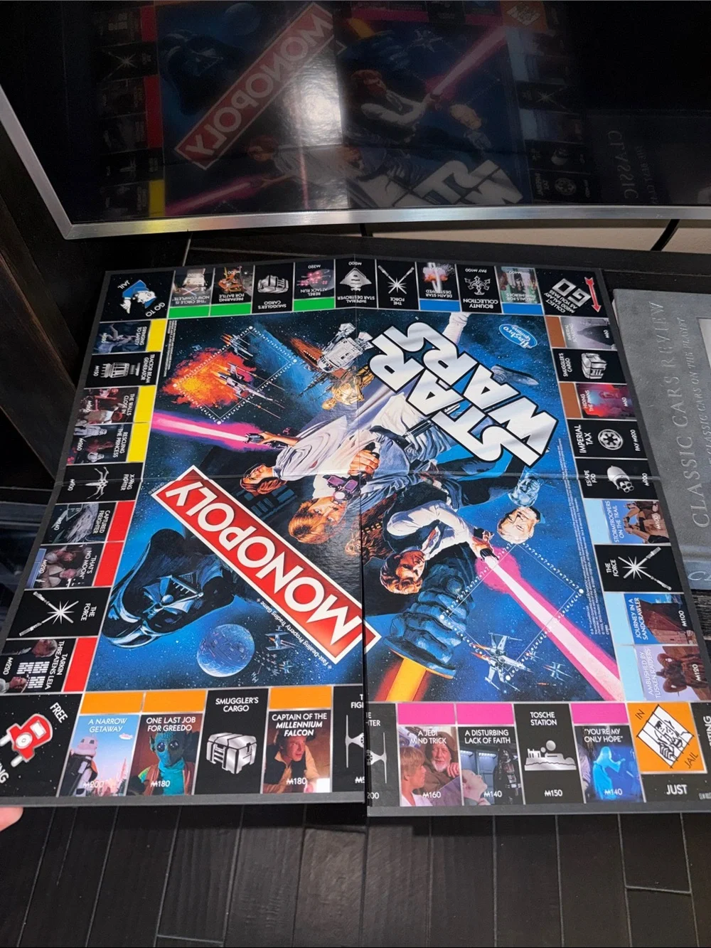 Hasbro Monopoly Star Wars 40th Anniversary Special Edition - Black, Red, Silver